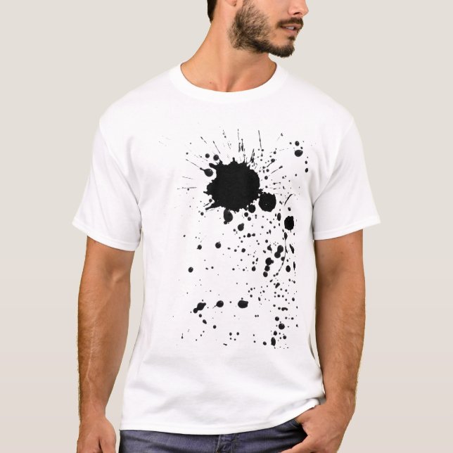 T-shirt Peignez l'éclaboussure (Devant)