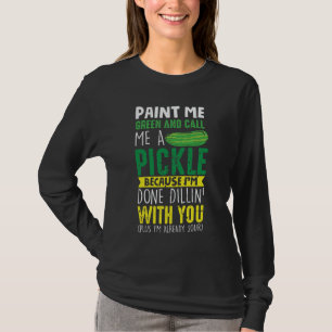 T-shirt Peignez-moi le vert et appelez-moi un chou
