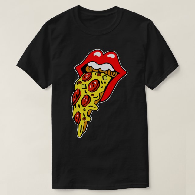 T-shirt Peindre La Pizza (Design devant)