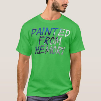 T-shirt Peint à partir de la mémoire