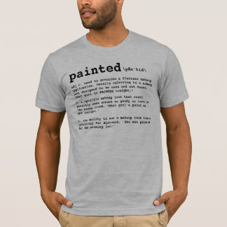 T-shirt PEINT, définition de maquilleur