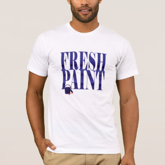 T-shirt peint frais