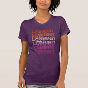 T-Shirt peinte de fierté lesbienne