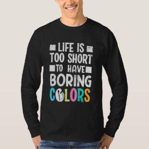 T-shirt Peintre Artiste Artiste Mélange Table Peinture Bru