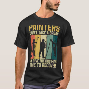 T-shirt Peintre Décorateur Rétro Peintres en Bâtiment Ne P