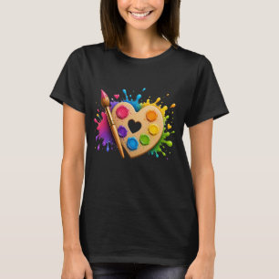 T-shirt peintre en train de peindre Artiste