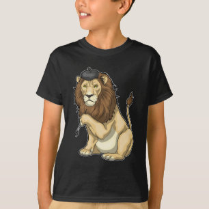 T-shirt Peintre Lion Peinture pinceau Peinture