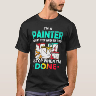 T-shirt Peintre maître peintre artisan plâtrier peinture