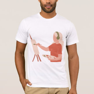 T-shirt peinture