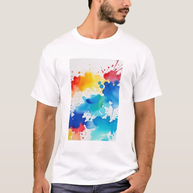 T-shirt peinture #12 (Devant)