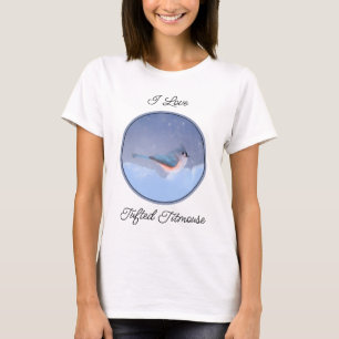 T-shirt Peinture à la souris - Oiseau original