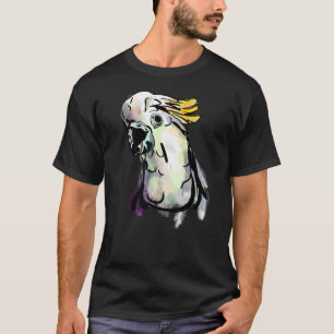 T-shirt Peinture à l'aquarelle de la Cockatoo de