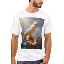 Peinture à l'huile de cokatiel de bronzefallow | R