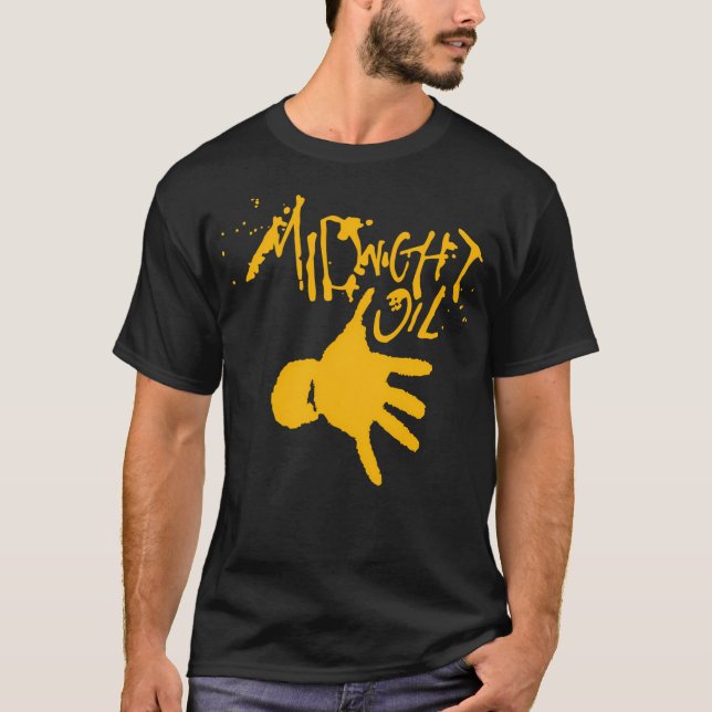T-shirt Peinture à l'huile de minuit (Devant)