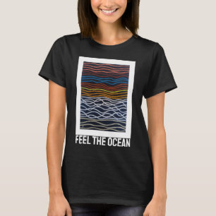 T-shirt Peinture abstraite de bord de mer par Alfred Fox