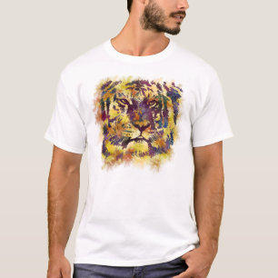 T-shirt Peinture Abstraite de Lion