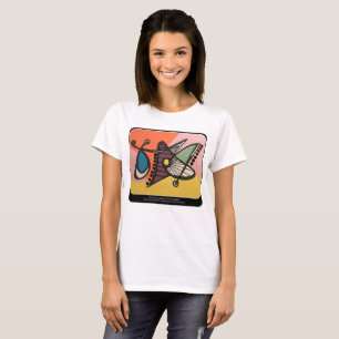 T-shirt Peinture "Abstraite moderne du milieu du siècle, p