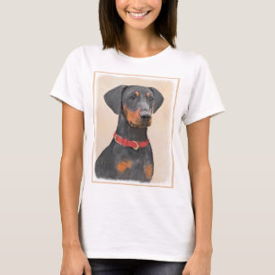 T-shirt Peinture allemande Pinscher peinture art animal or
