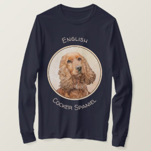 T-shirt Peinture anglaise de Cocker en espagnol - Art orig