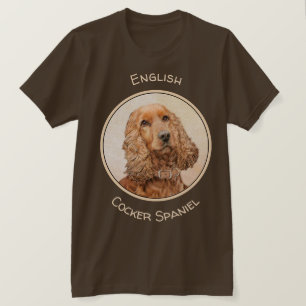 T-shirt Peinture anglaise de Cocker en espagnol - Art orig