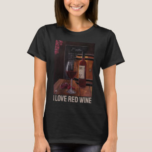 T-shirt Peinture au vin rouge par Alfred Fox
