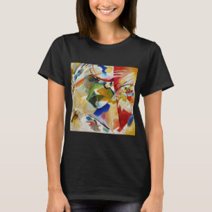 T-shirt Peinture avec Centre Vert par Wassily Kandinsky