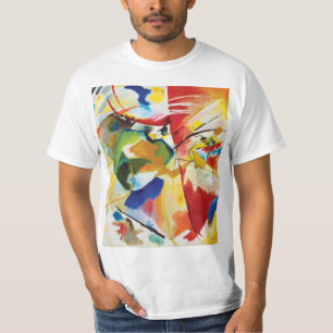 T-shirt Peinture avec Centre Vert par Wassily Kandinsky
