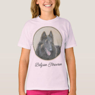 T-shirt Peinture belge Tervuren - Cute Original Chien Art
