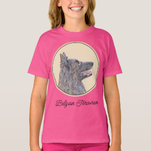 T-shirt Peinture belge Tervuren - Cute Original Chien Art