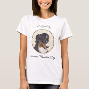 T-shirt Peinture bernoise de chien de montagne - Art origi