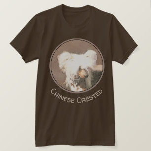 T-shirt Peinture Chinoise sans cheveux peint art original 