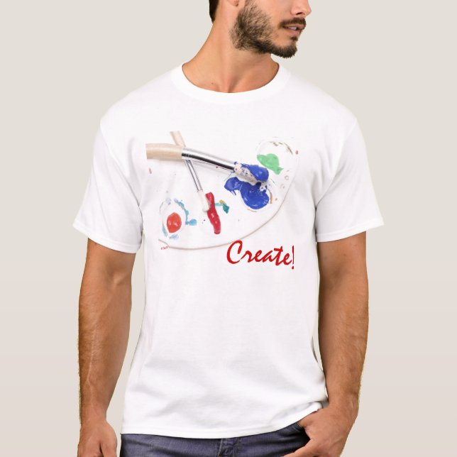 T-shirt Peinture - créez ! (Devant)