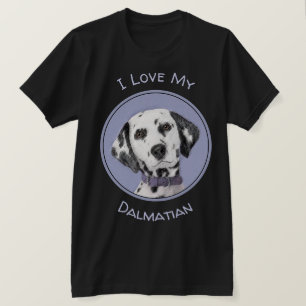 T-shirt Peinture Dalmatienne - Cute Original Chien Art
