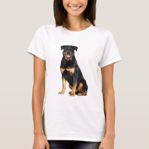 T-shirt Peinture d'aquarelle de chien Rottweiler