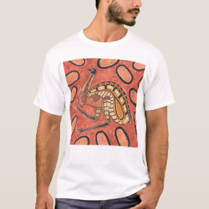 T-shirt Peinture d'art autochtone Emu