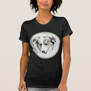 T-shirt Peinture de berger australien - Art original de ch