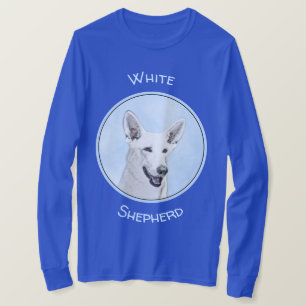T-shirt Peinture de berger blanc - jolie art original de c