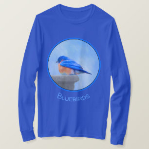 T-shirt Peinture de bleuets - Art original pour les oiseau