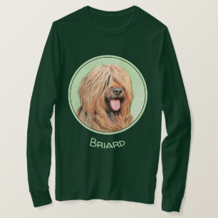 T-shirt Peinture de Briard - Cute Original Dog Art