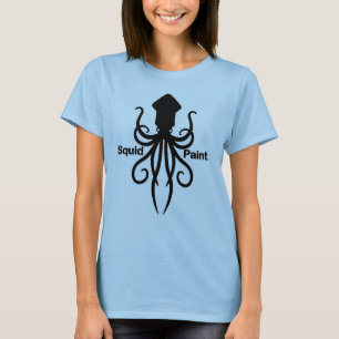 T-shirt Peinture de calmar