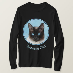 T-shirt Peinture de chats siamois - Cute art original de c
