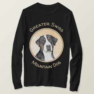 T-shirt Peinture de Chien de Montagne - Art original