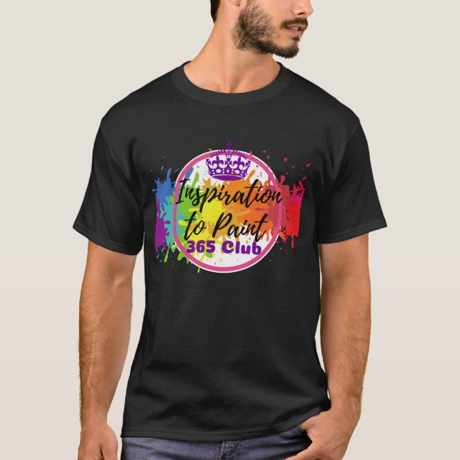 T-shirt Peinture de club du logo 365 d'ITP chaque dos de (Devant)