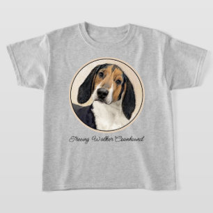 T-shirt Peinture de Coonhound de Treeing Walker - Œuvre d'