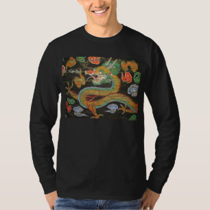 T-shirt Peinture de dragon sur le plafond coréen de