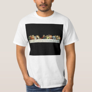 T-shirt Peinture de fractale de da Vinci Jésus de dernier