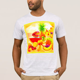 T-shirt Peinture de fruits exotiques tropicaux. Commandez