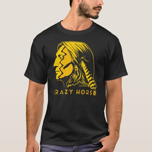 T-shirt Peinture de guerre folle de cheval (Devant)