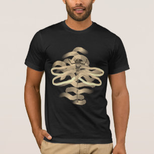 T-shirt Peinture de libellules d'or