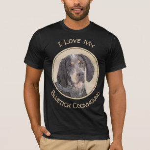 T-shirt Peinture de linge bluetick - mignon chien original